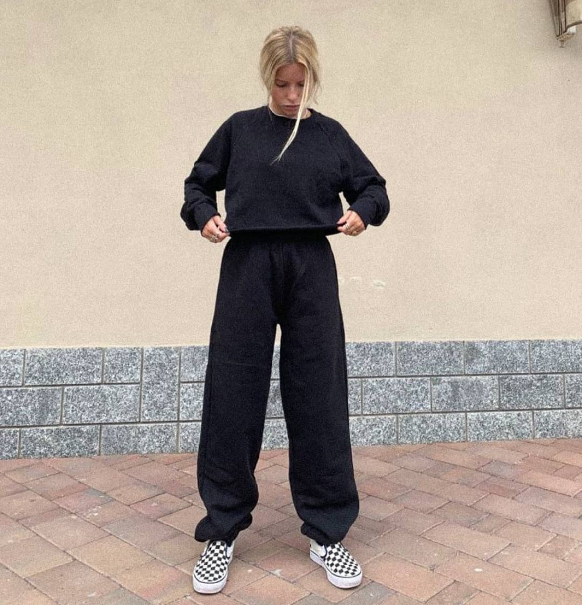 "Cozy" gray unisex trousers