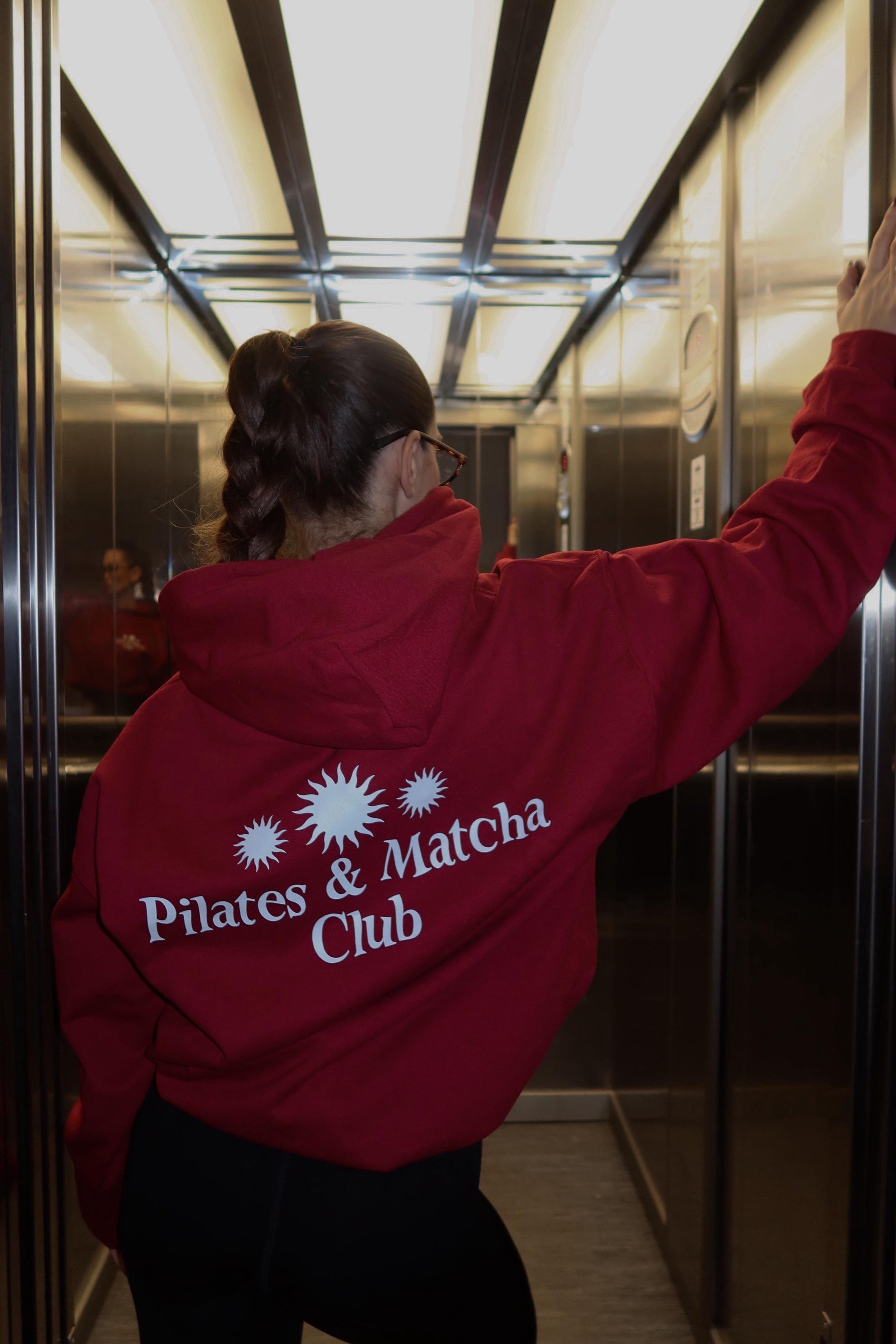 Hoodie "Pilates & Matcha Club"
