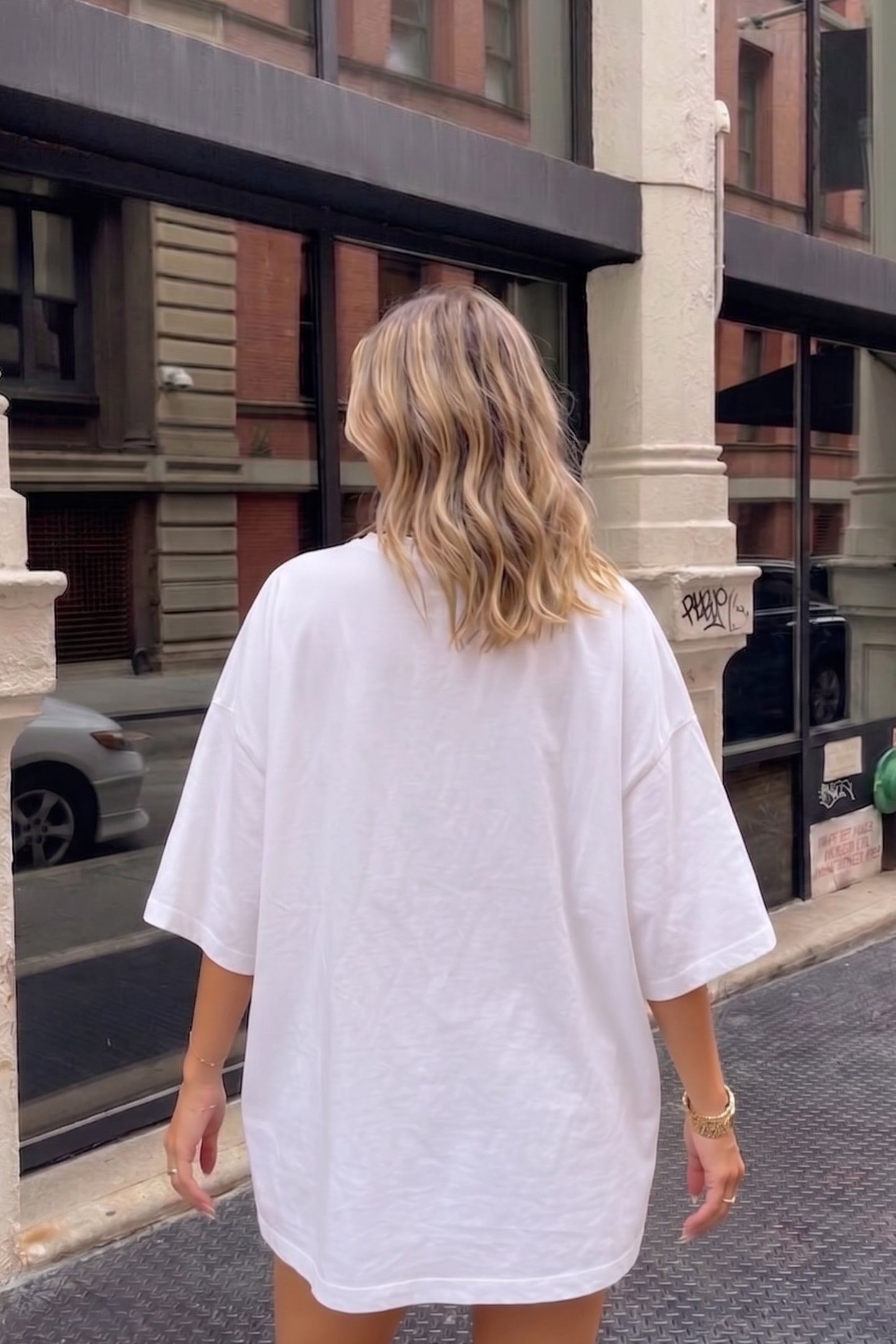 Maxi T-shirt "Basic" White Unisex