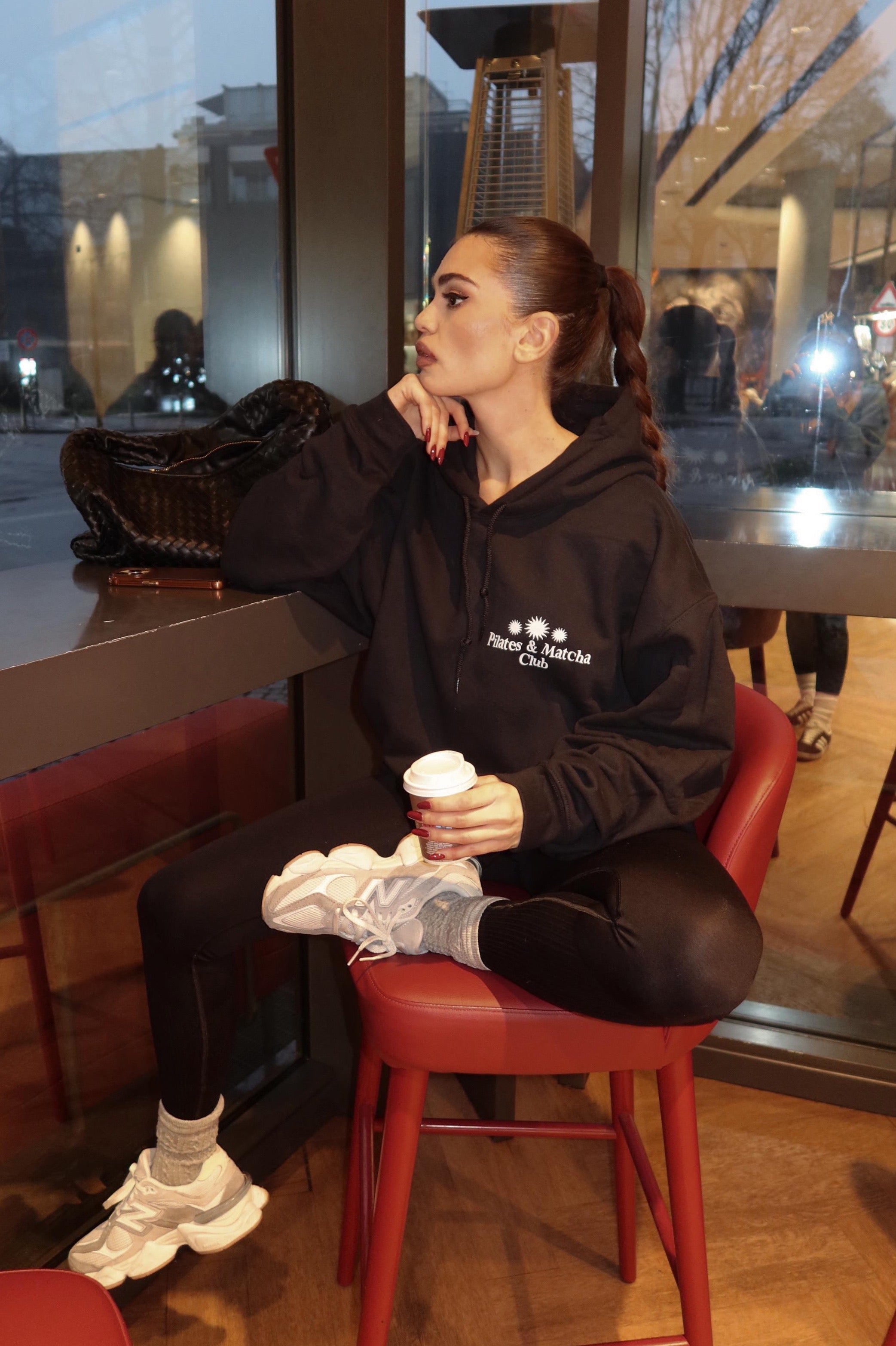 Hoodie "Pilates & Matcha Club"