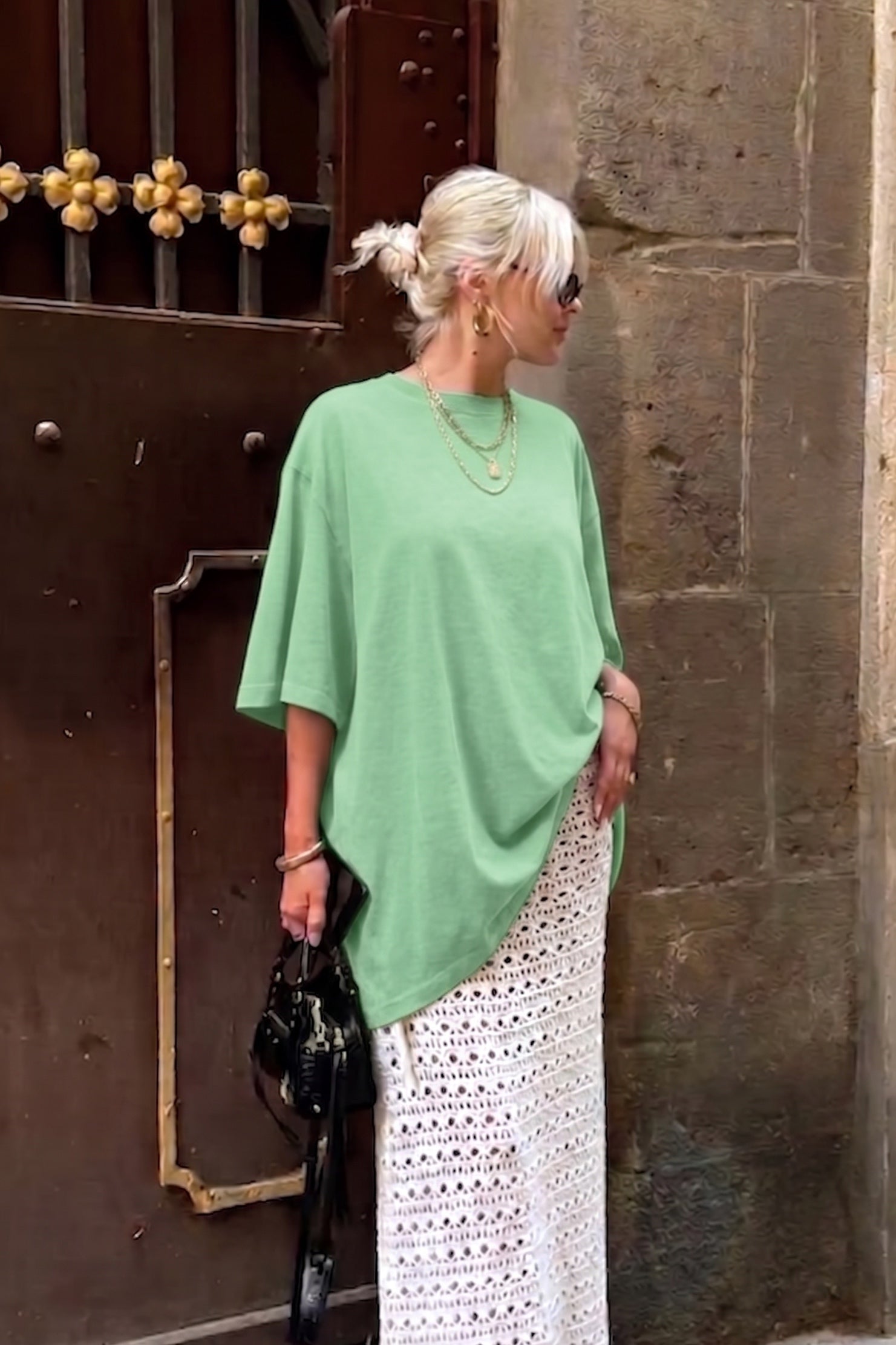 Maxi T-shirt "Basic" Mint