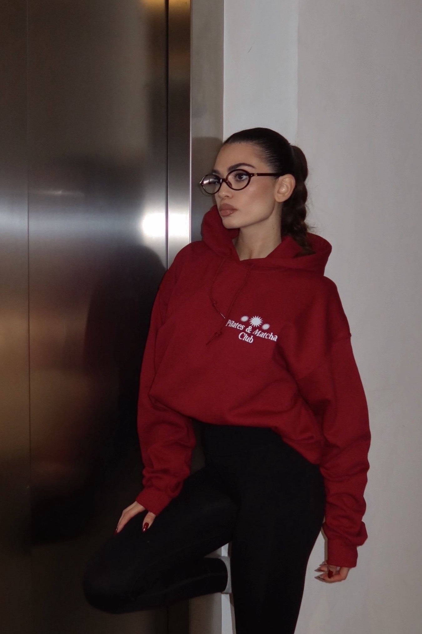 Hoodie "Pilates & Matcha Club"