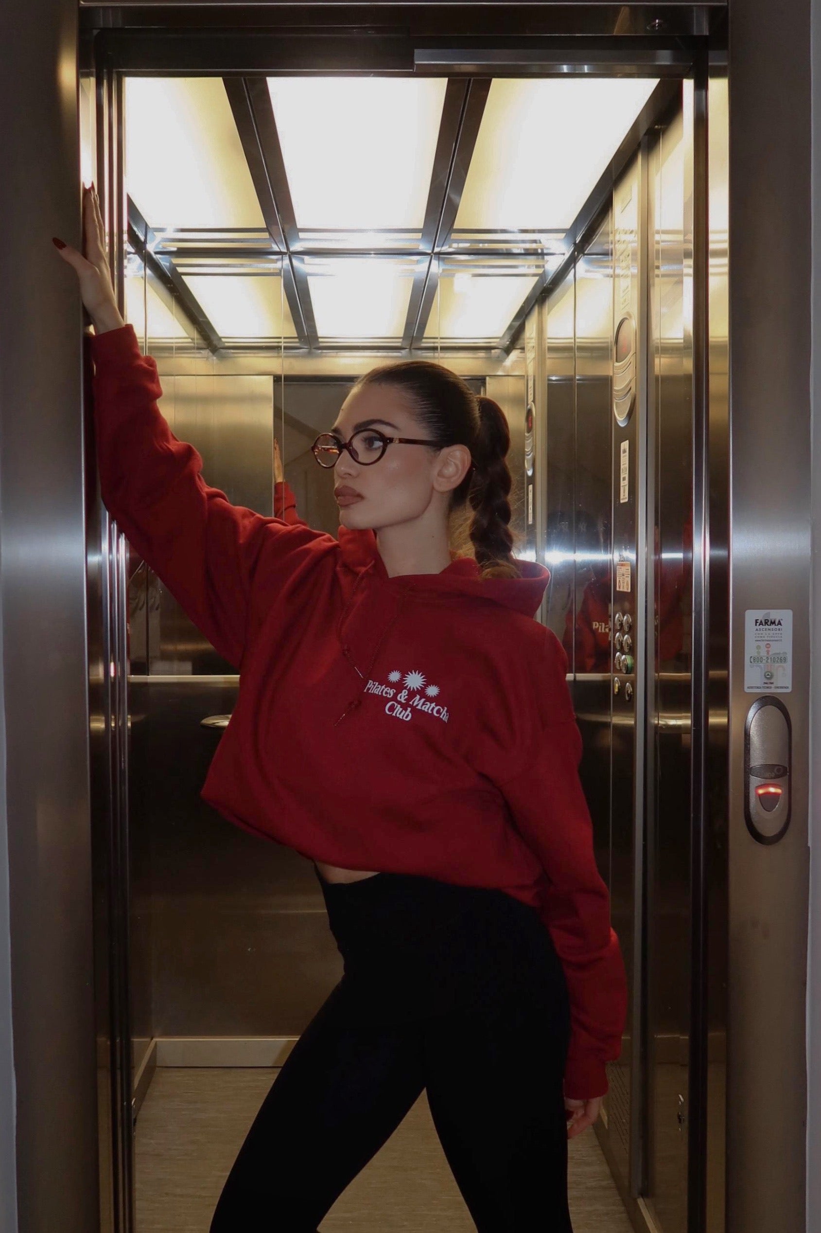 Hoodie "Pilates & Matcha Club"