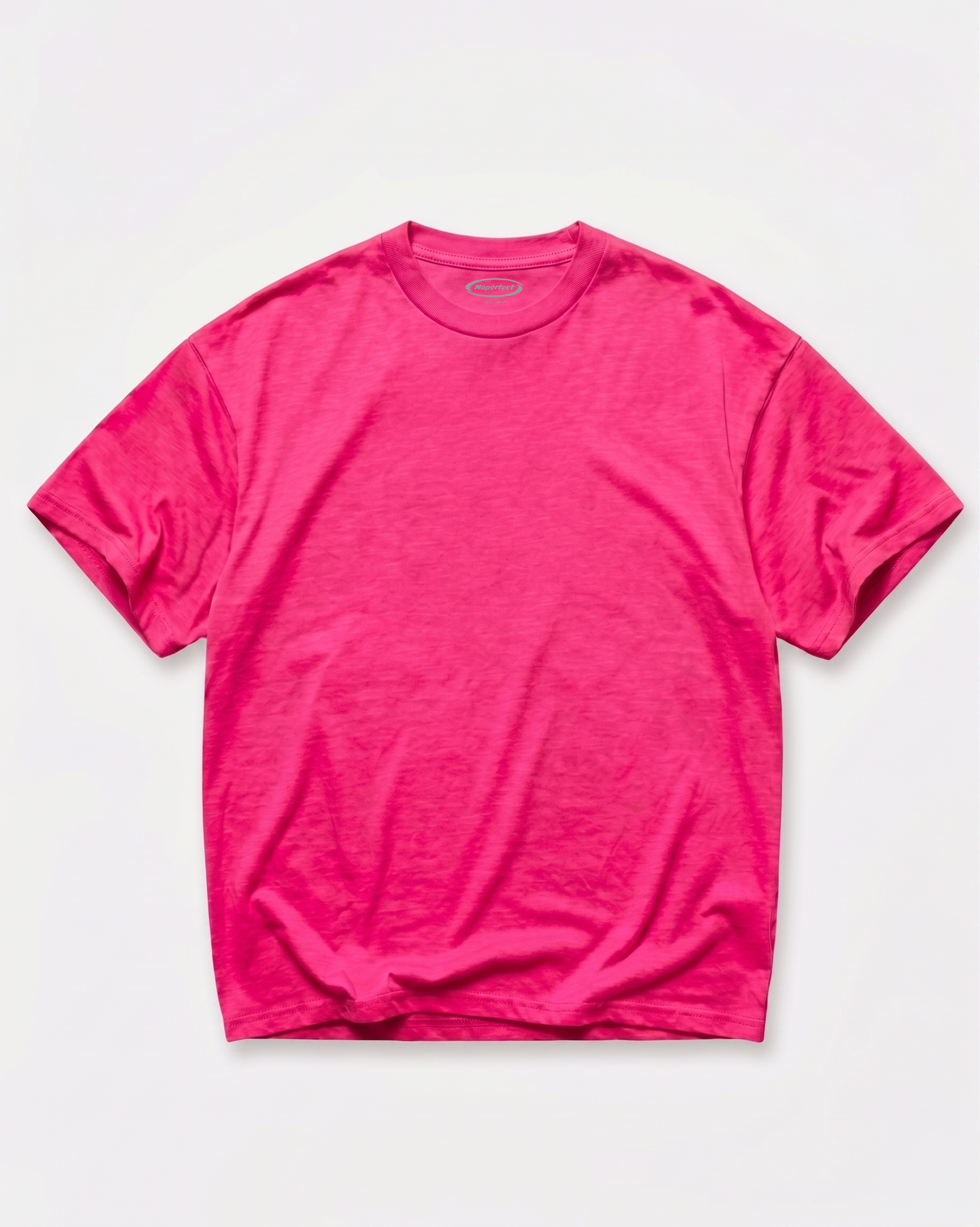 Maxi T-shirt "Basic" Pink fluo
