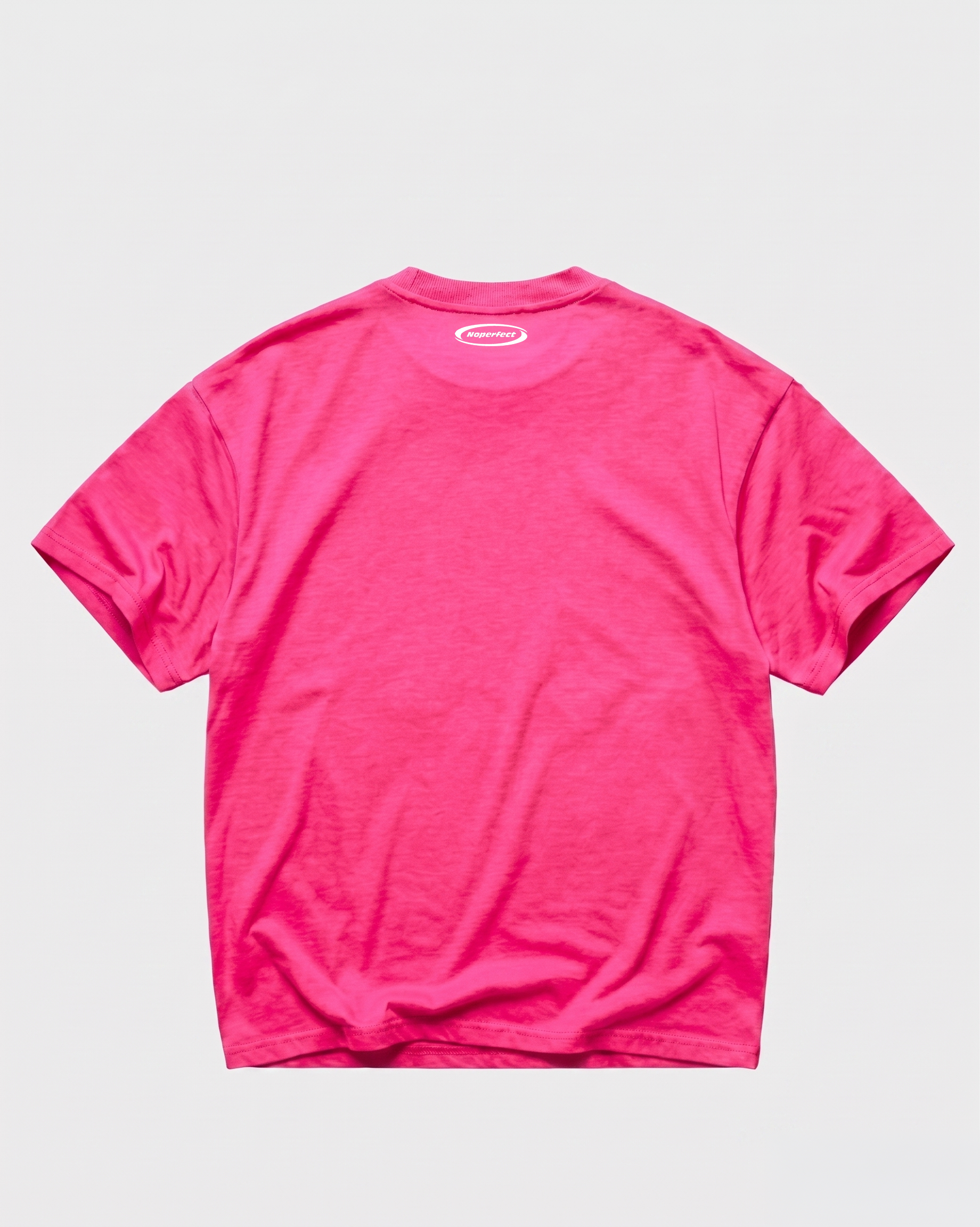 Maxi T-shirt "Basic" Pink fluo