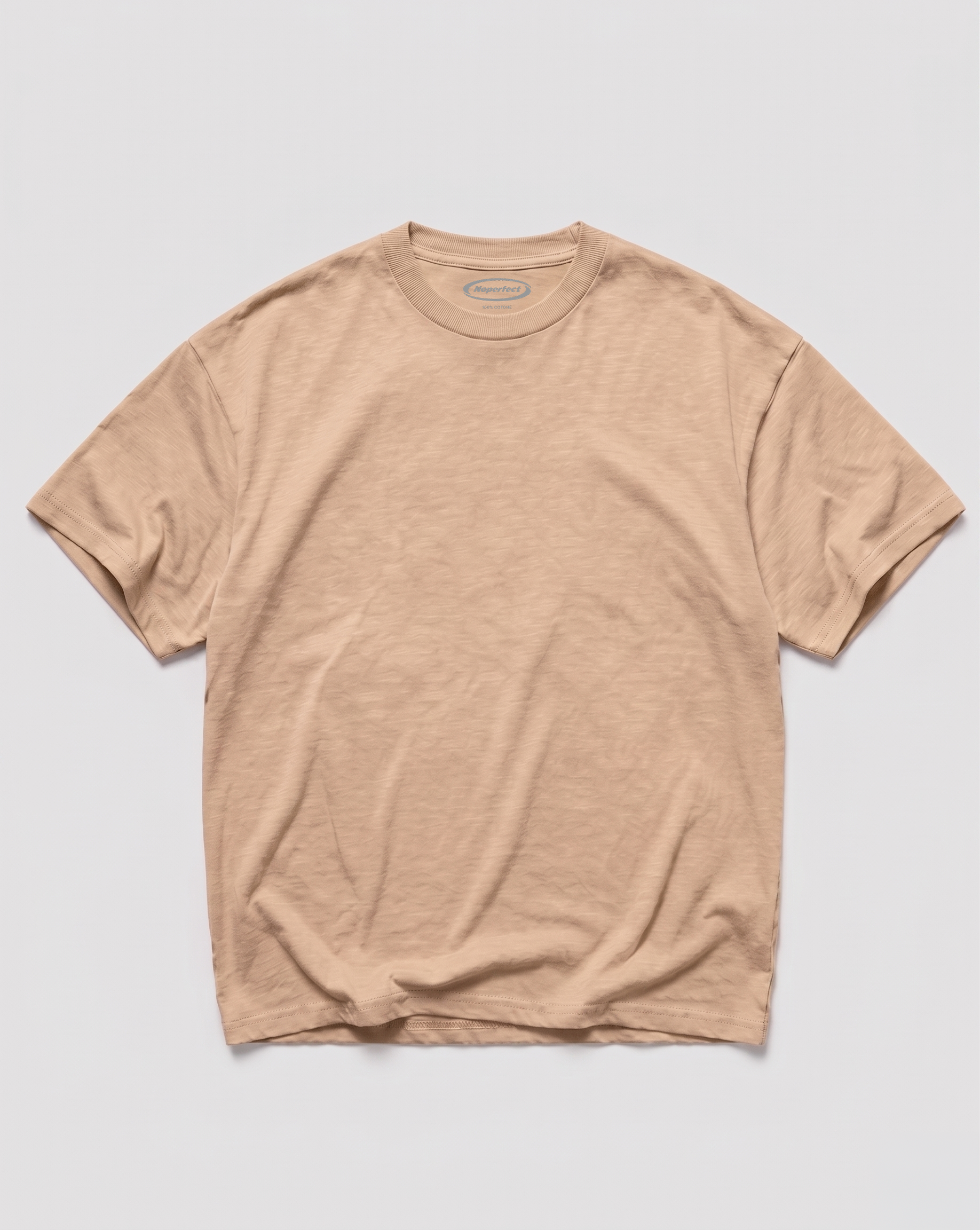 Maxi T-shirt "Basic" Beige