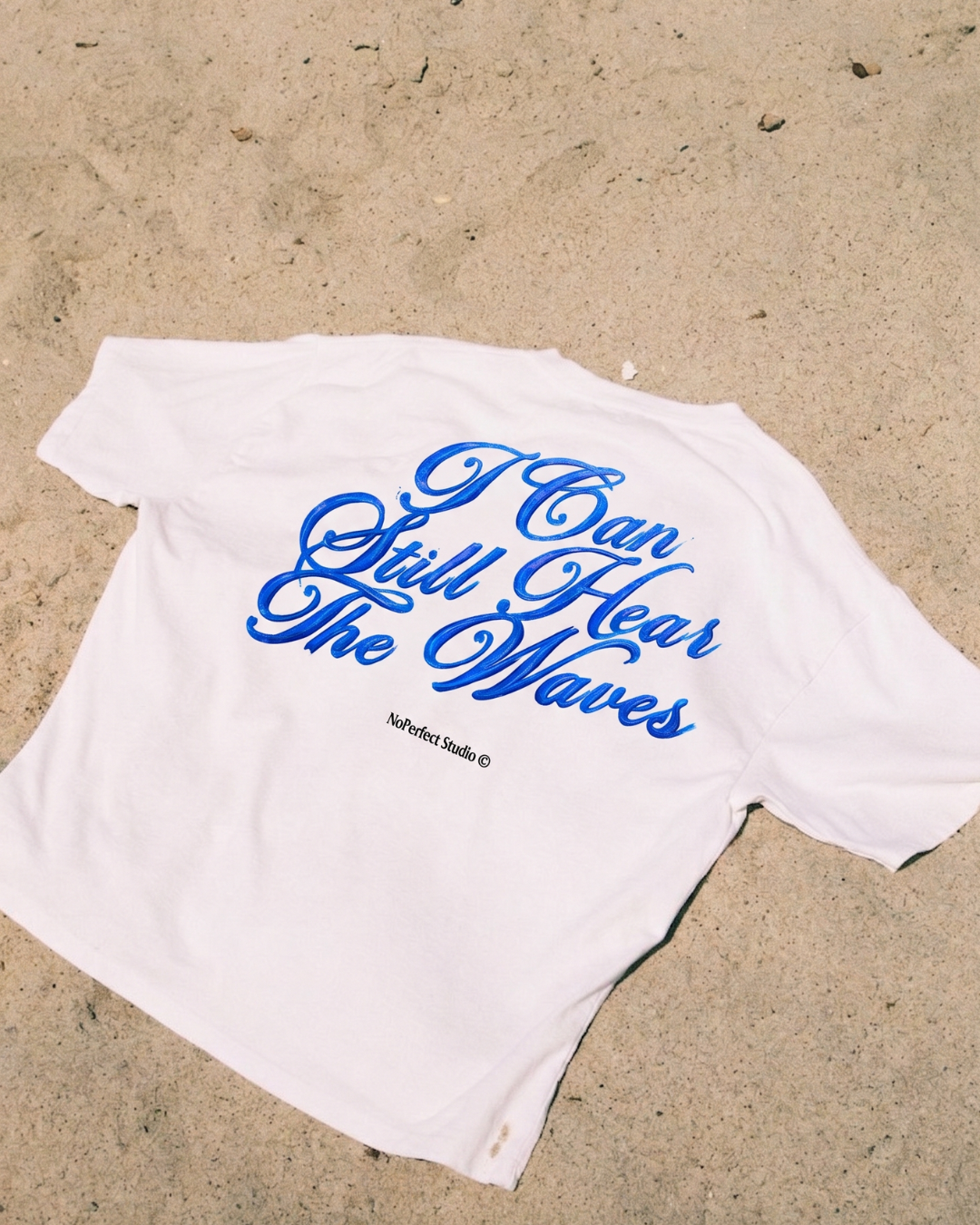 Maxi T-shirt "I can still hear the waves" Unisex