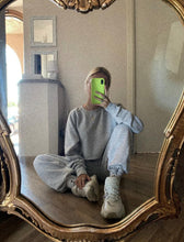 Load image into Gallery viewer, pantalone della tuta grigio cozy 2

